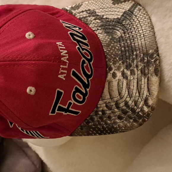 Mitchell & Ness Vintage 90's Atlanta Falcons RSVP Gallery Snakeskin Snapback Hat - Picture 6 of 16